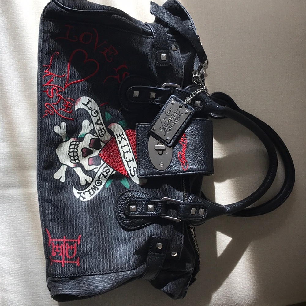 Really nice -pre-owned Ed Hardy black bag